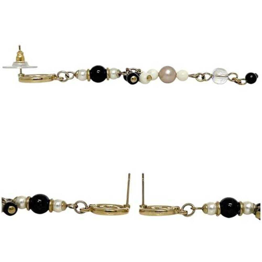 Chanel Cc Logo Earrings Metal #250058C10B - Picture 4 of 9